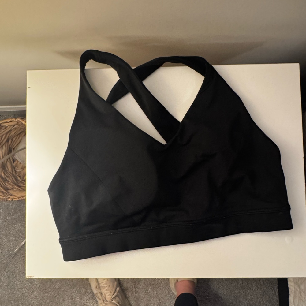 BLACK LULULEMON ENVITAL BRA SIZE
